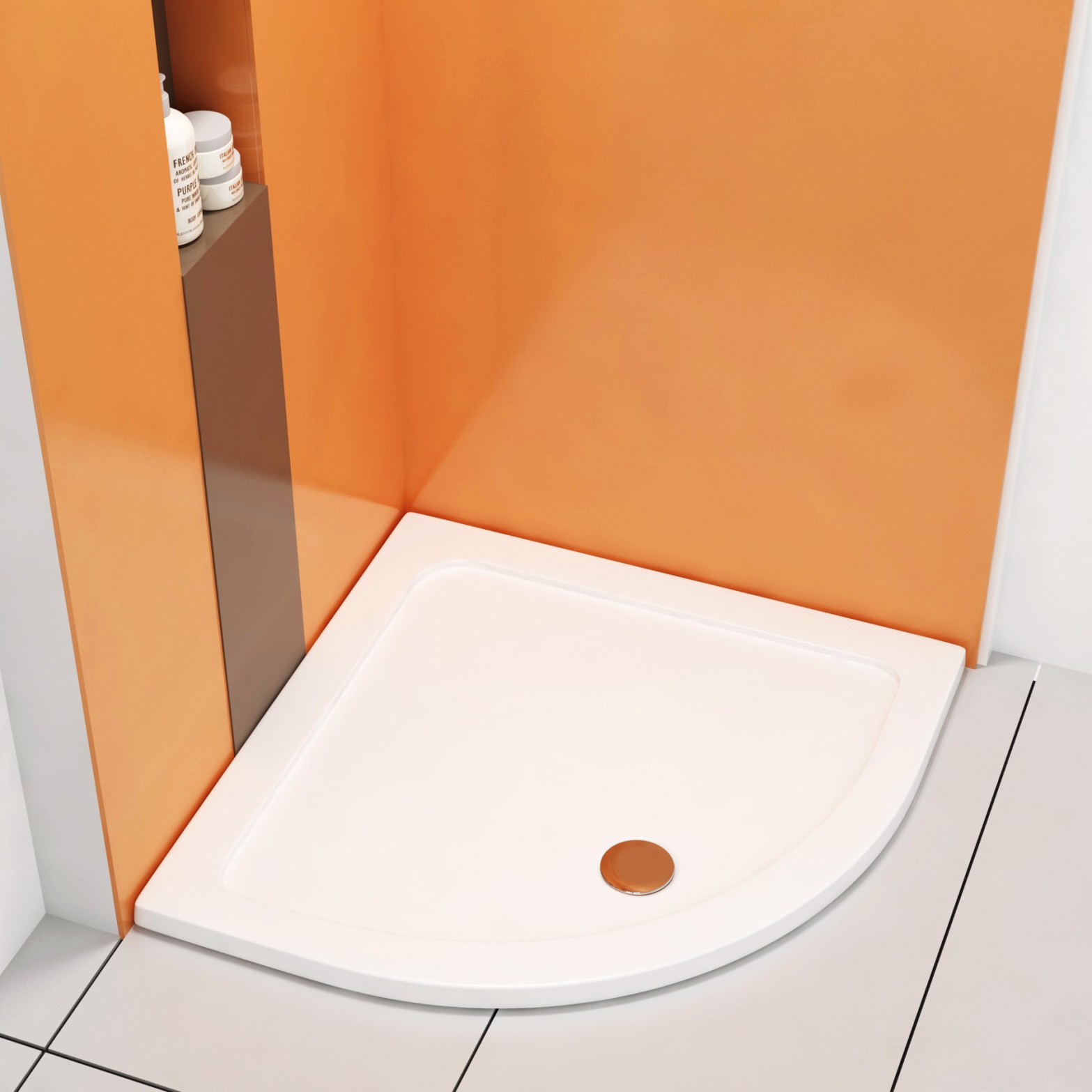quadrant shower tray